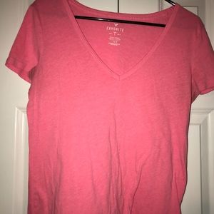 Pink v neck